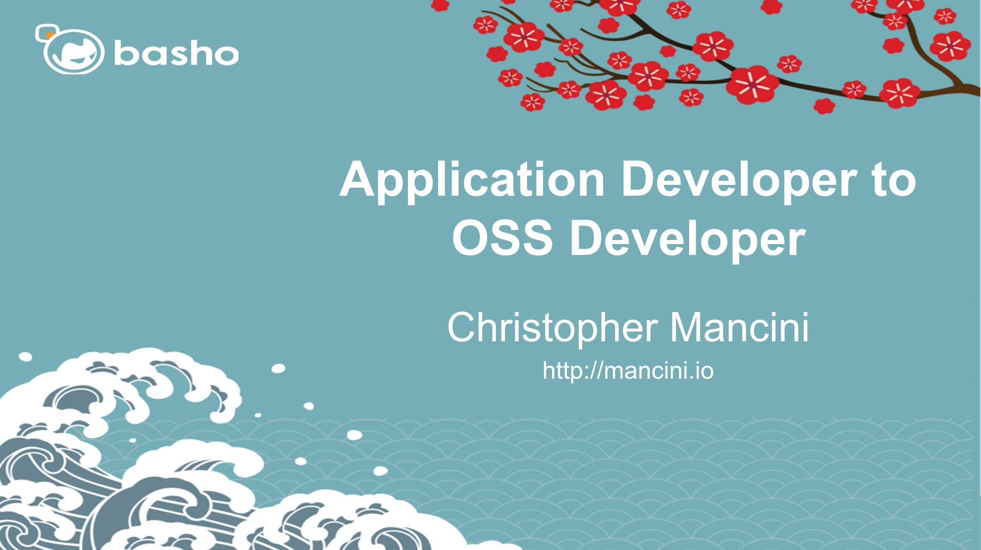 Appplication Developer to OSS Developer